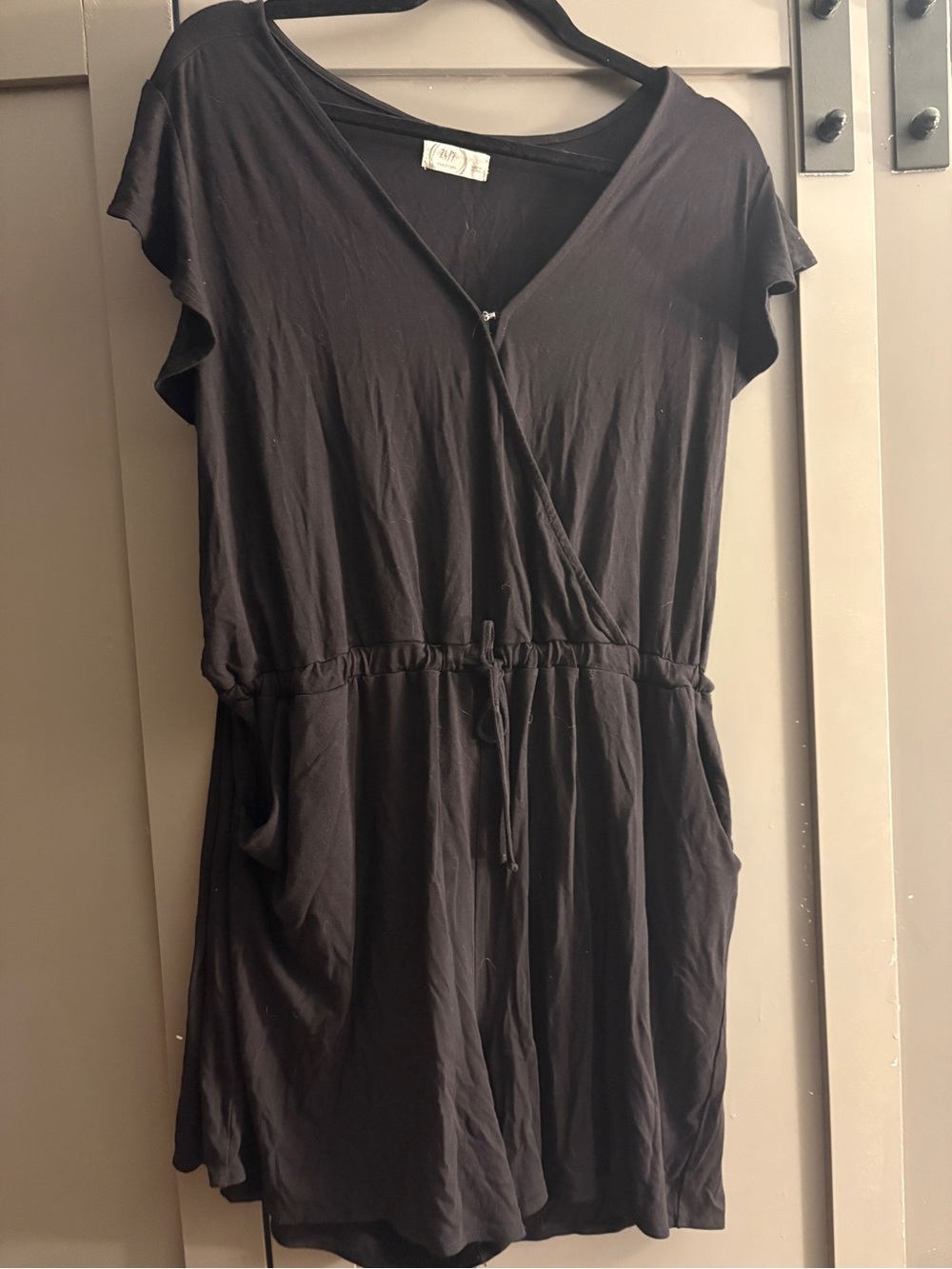Maurice’s Large 24/7 Black Shorts Romper / Jumpsuit
